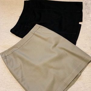 🔥SALE 2 FOR $9🔥Black & Khaki Skirts.Size 8. EUC